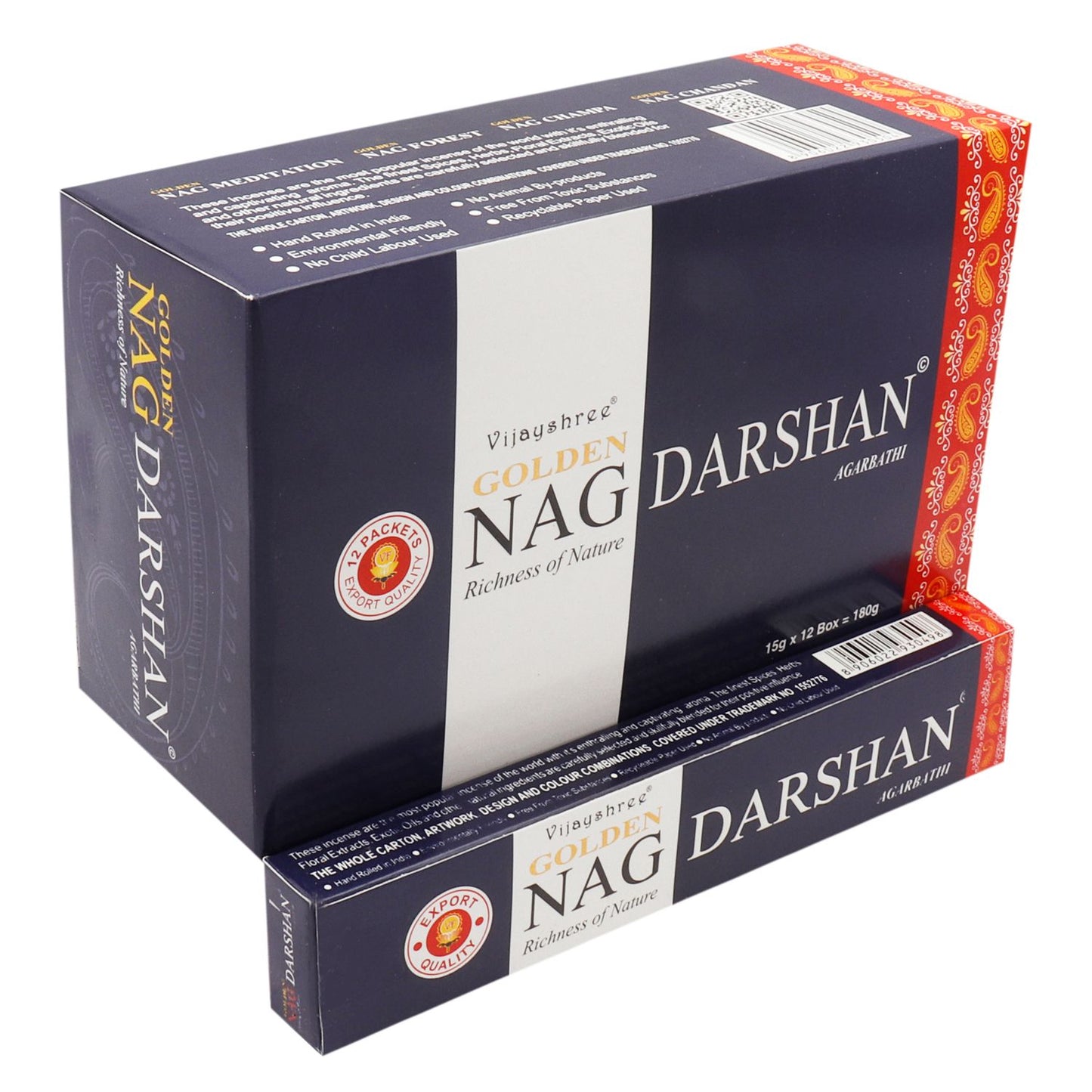 Golden Nag füstölő – Darshan - 15 g