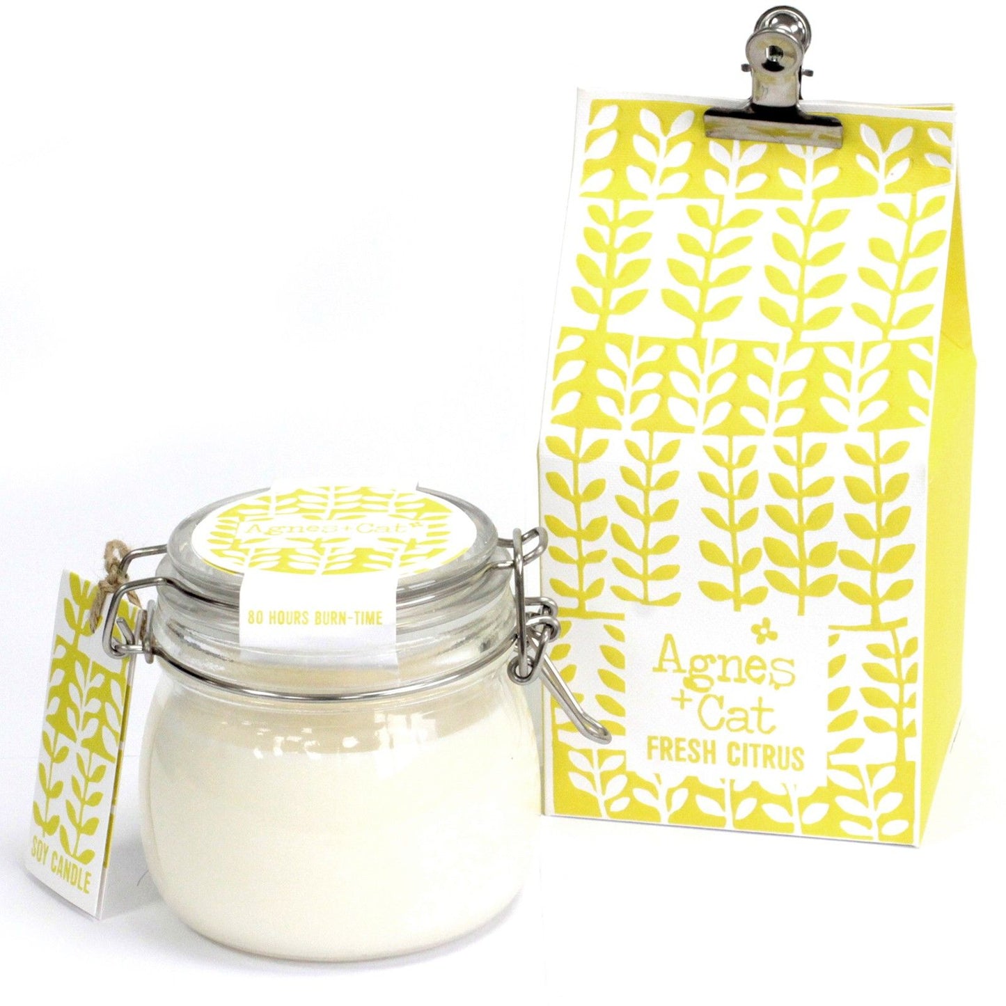 Kilner üveggyertya – Citrus