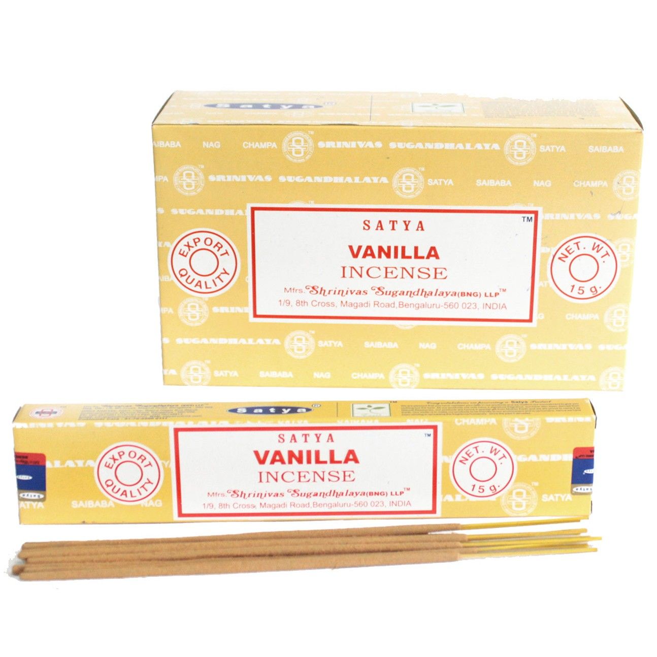 Satya füstölőpálcika 15 g – vanília