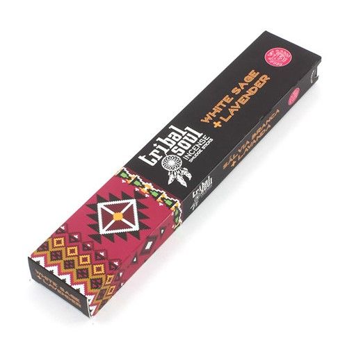 Tribal Soul füstölő - fehér zsálya + levendula - 15 g