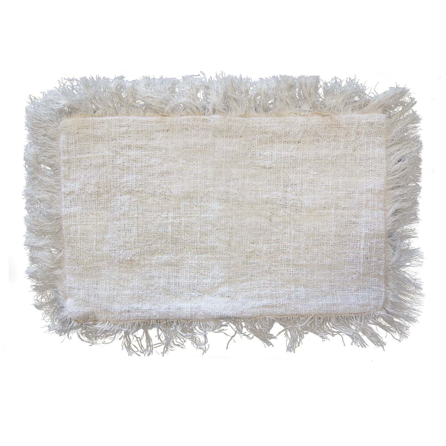 Rojtos lenvászon párnahuzat – 30 × 50 cm
