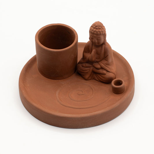 Többcélú Buddha füstölőállvány – natúr