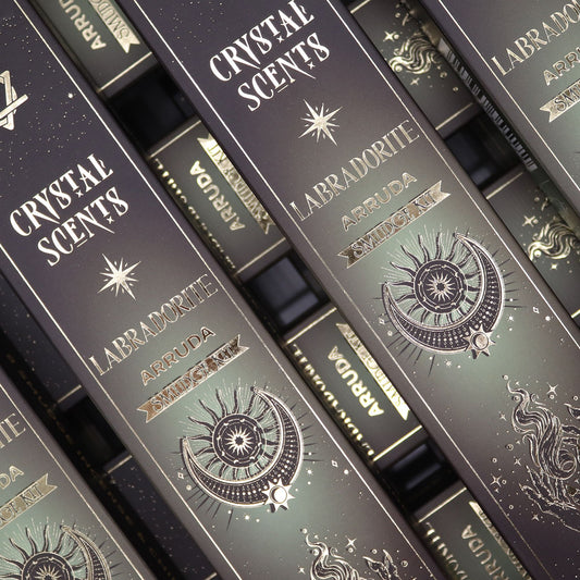 Crystal Scents - labradorit kristályos füstölő – arruda