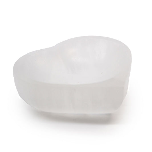 Szelenit szív tál – 10 cm