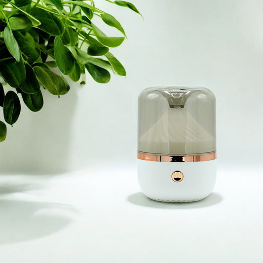 Fehér és Bronz aroma diffúzor – USB – Színváltós