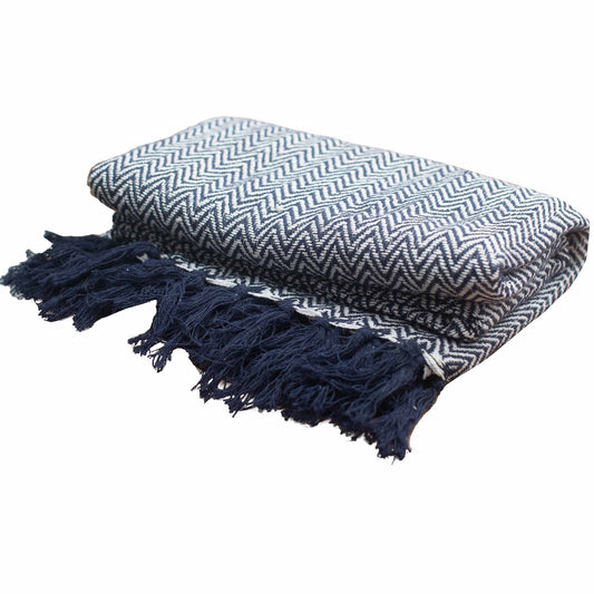 Boho Ágytakaró – Cikcakkos