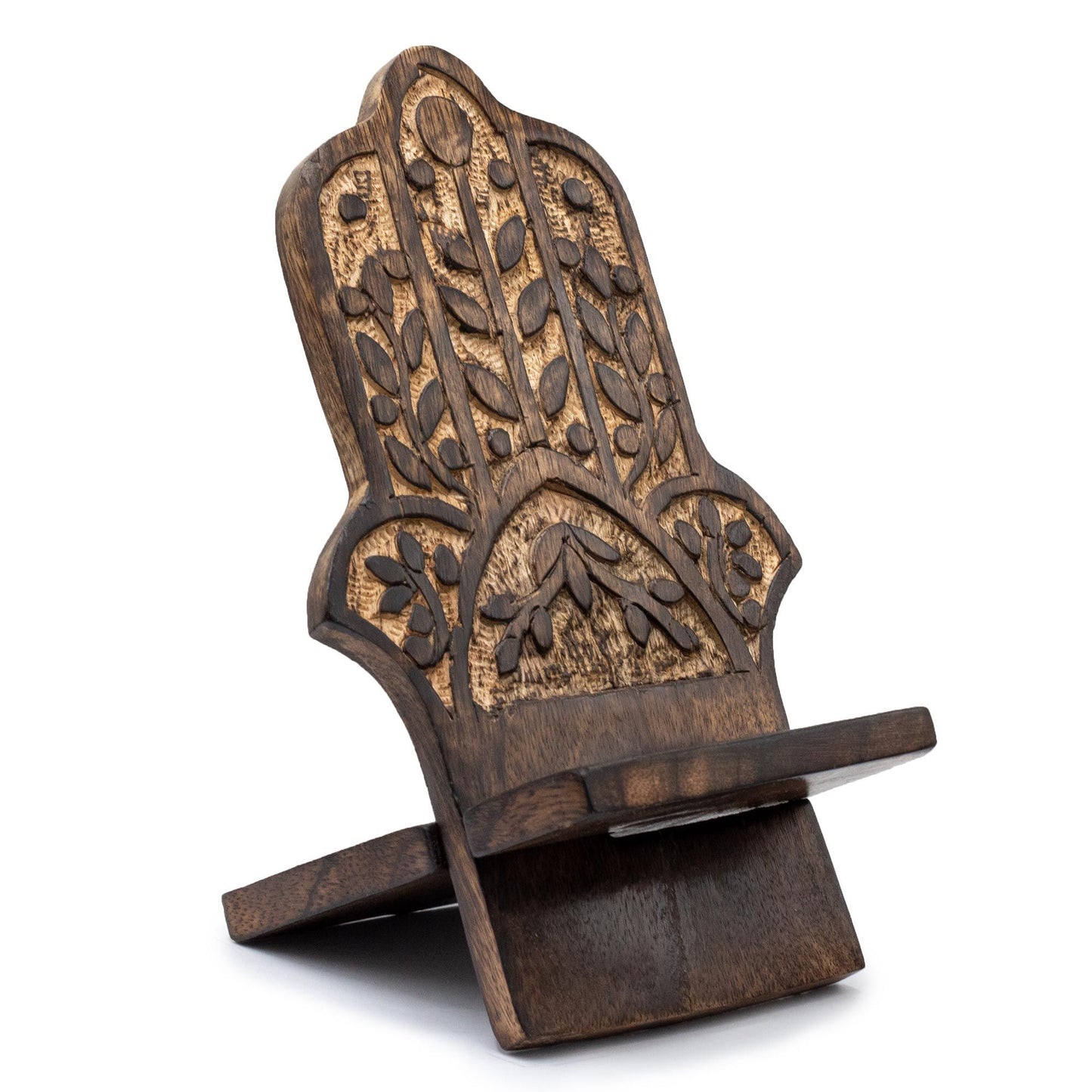 Faragott telefontartó – Hamsa 20 × 9,5 cm
