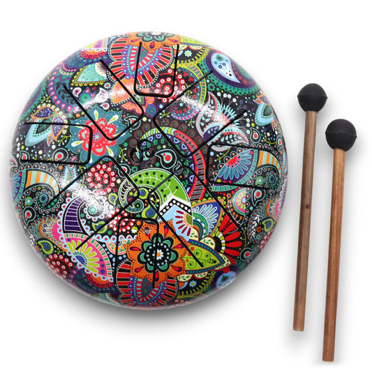 Acélnyelv dob – színes OM, 18 cm