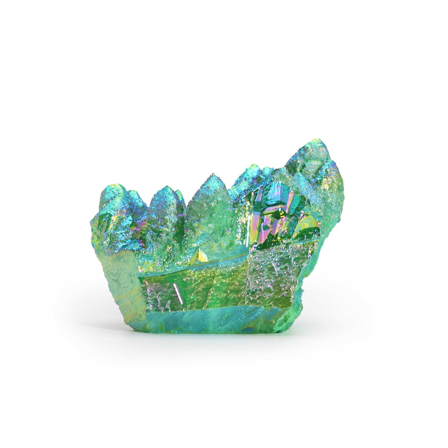 Közepes módosított kvarc – Zöld (kb. 100–150 g, 7–10 cm)