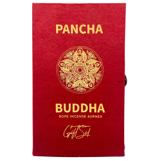 Kötél füstölő készlet tartóval – Pancha Buddha