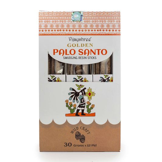 30 g Golden Palo Santo gyanta füstölő (6 db)