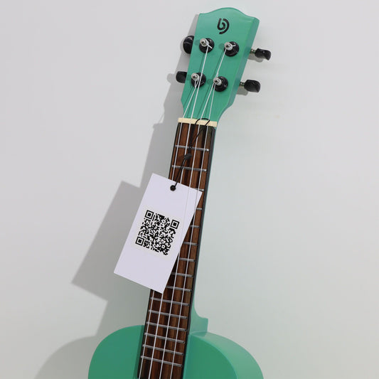 Kézműves ukulele – élénk rózsaszín kivitel (4 húros)