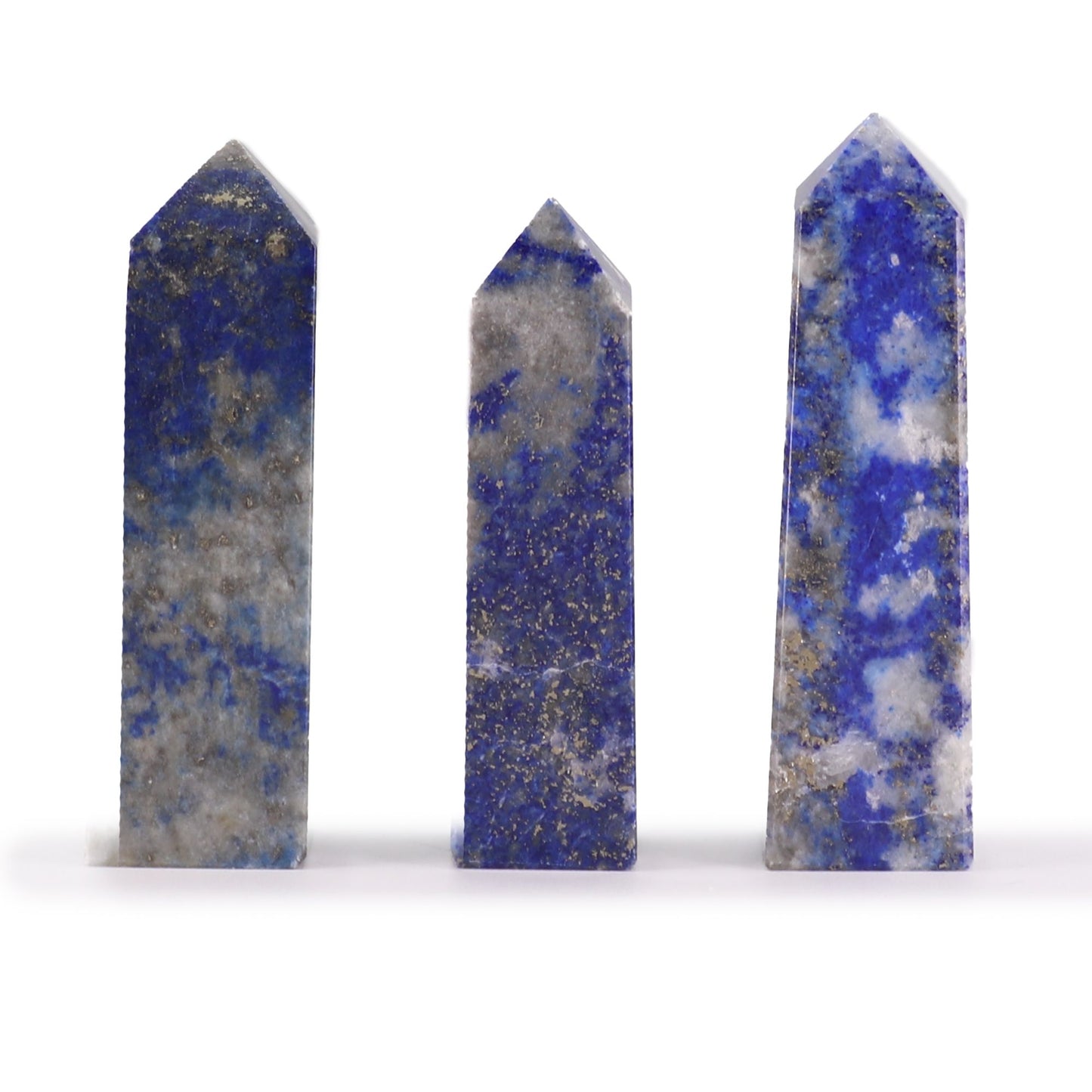 Drágakő obeliszk csúcs kb. 5 cm – afgán lapis