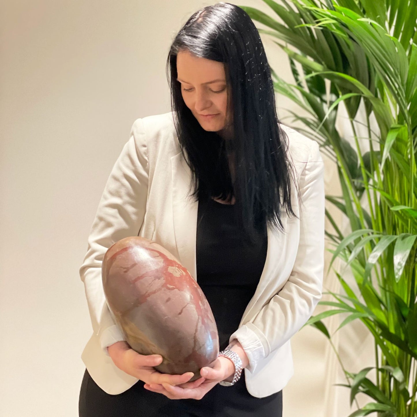 Tizenkét hüvelykes lingam kő – 30 cm