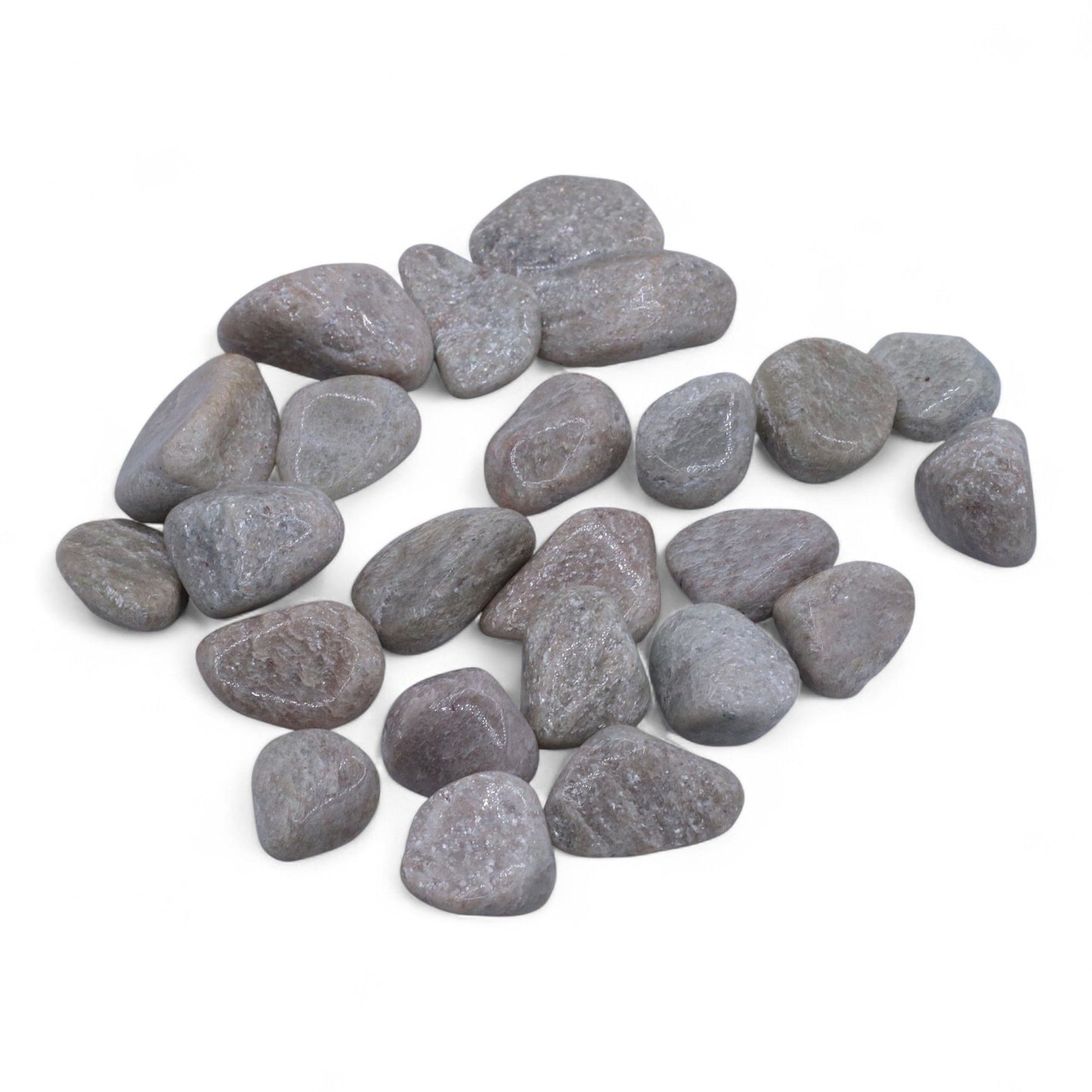 Pack of 24 Tumble Stones - White Aventurine L