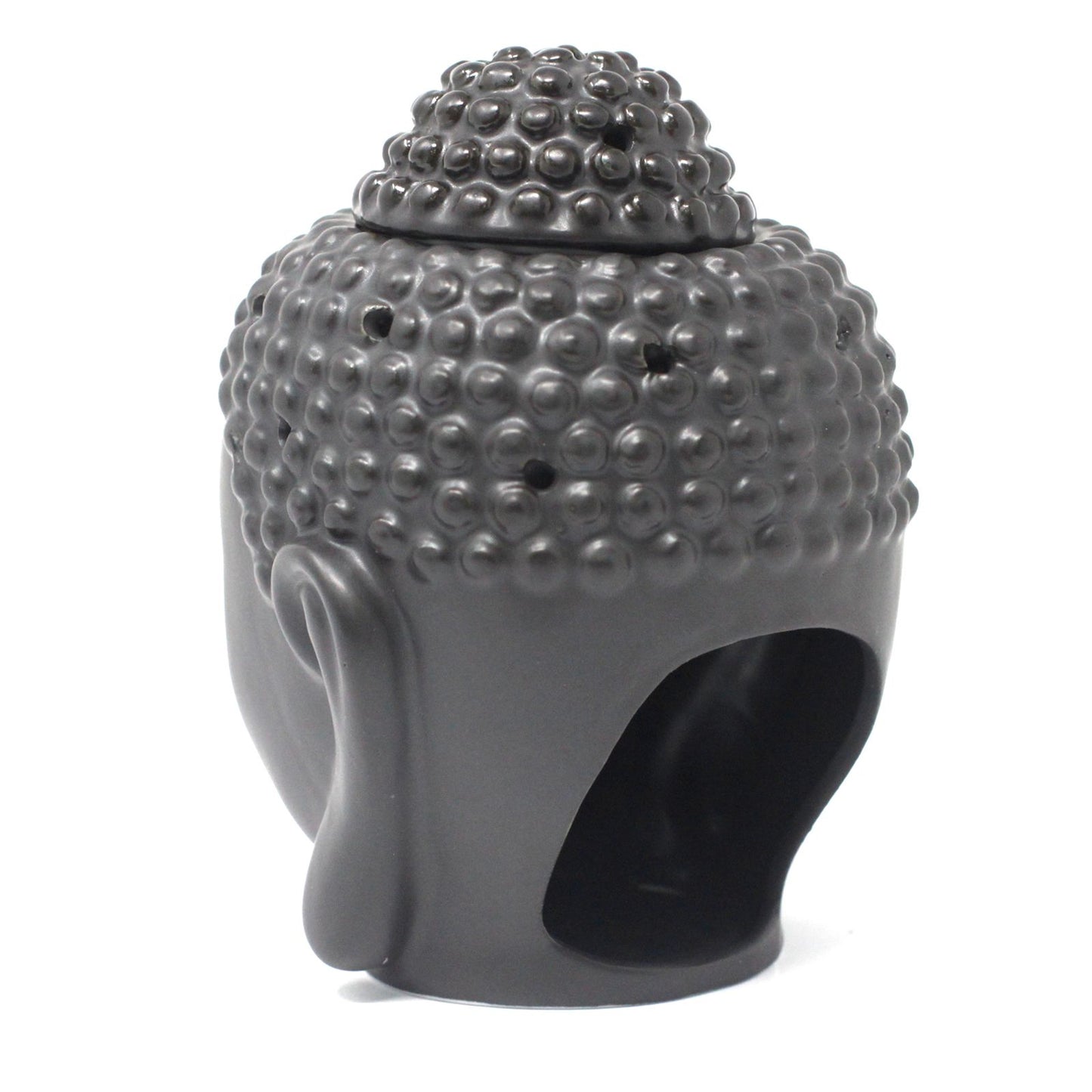 Buddha fej olajégető - Fekete