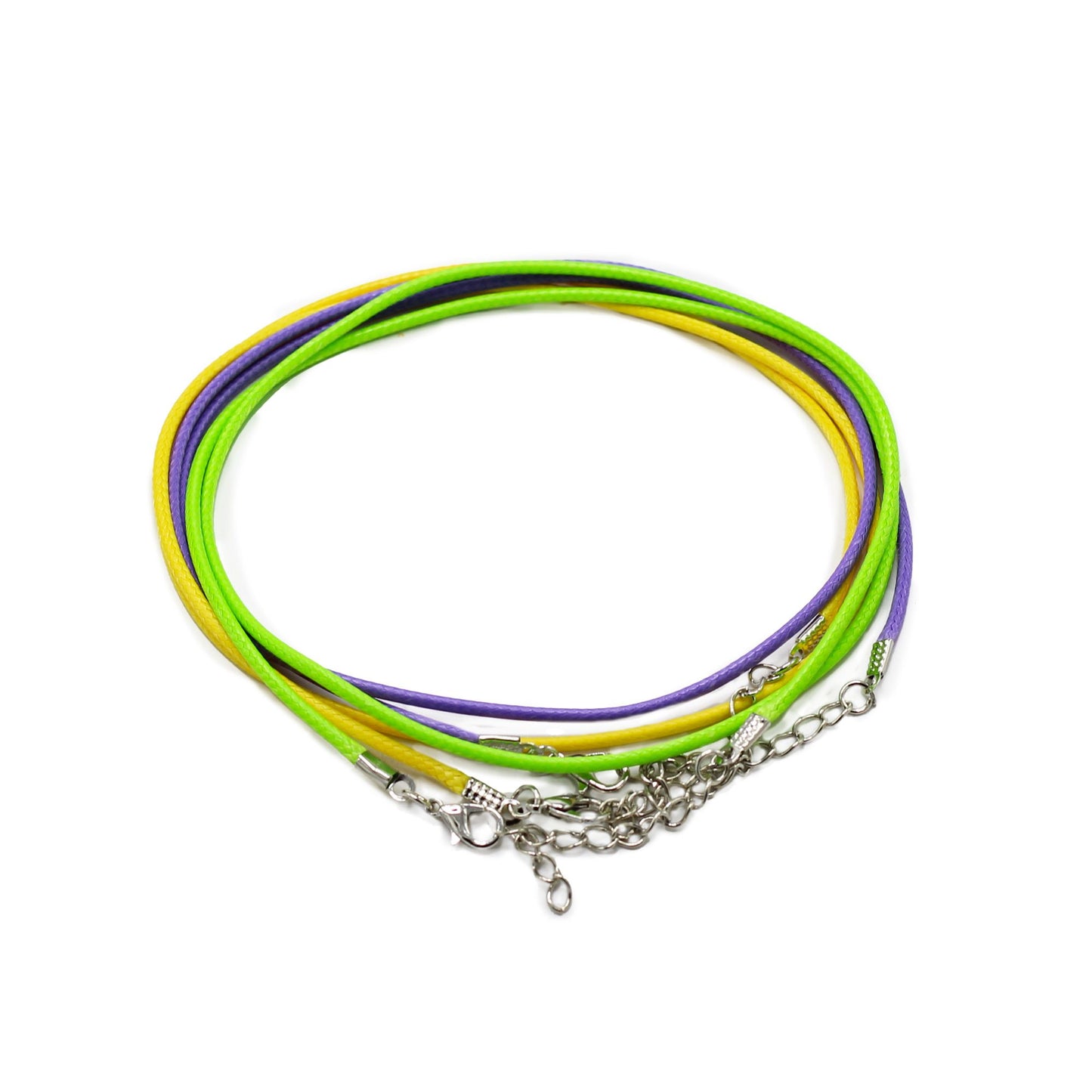 Viaszos ékszerzsinór – vegyes (10 szín), 2 mm × 55 cm