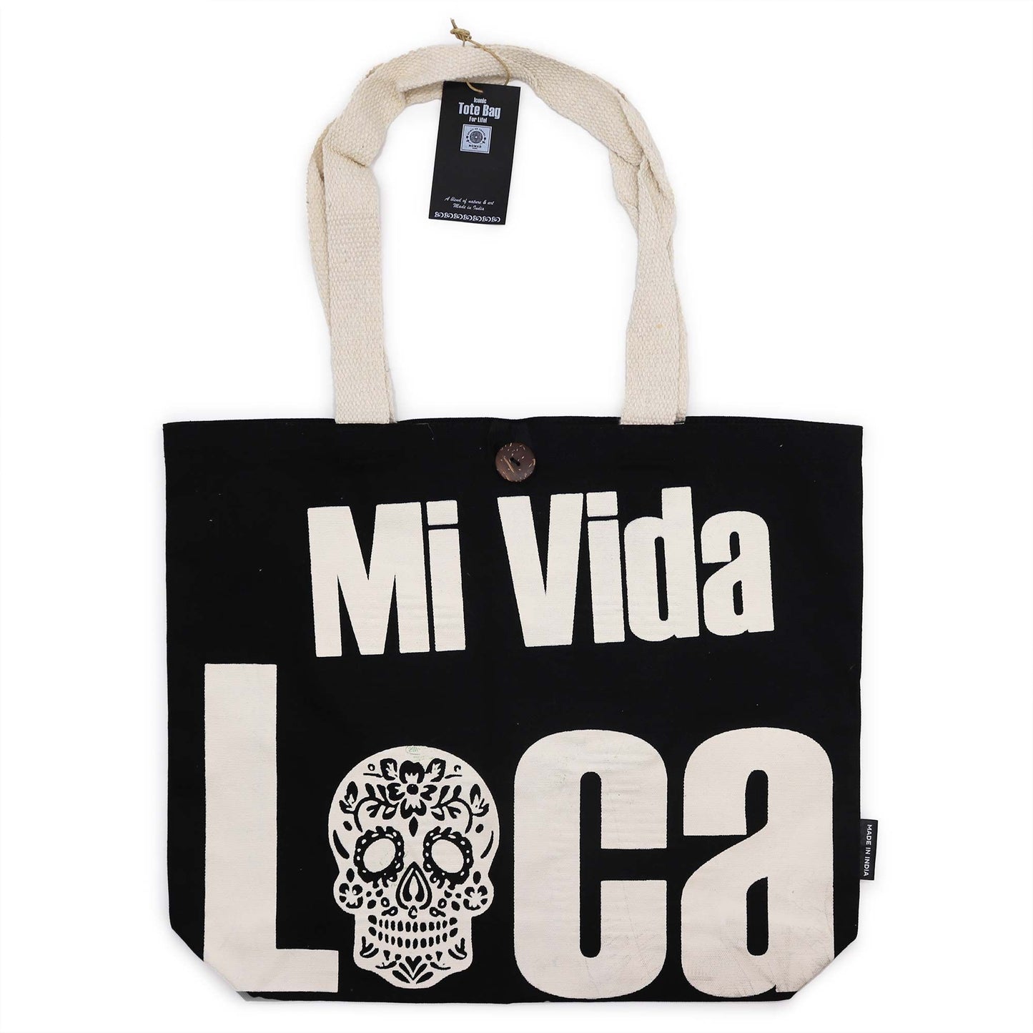 Ikonikus táska – Mi Vida Loca – 10 oz (36 × 43 × 10 cm)
