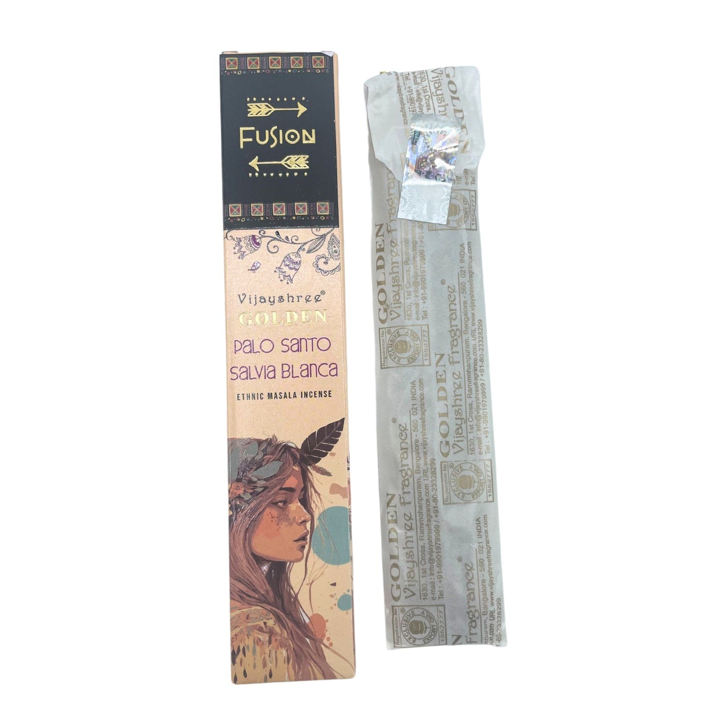 Golden Palo Santo füstölő - fehér zsálya - 15 g