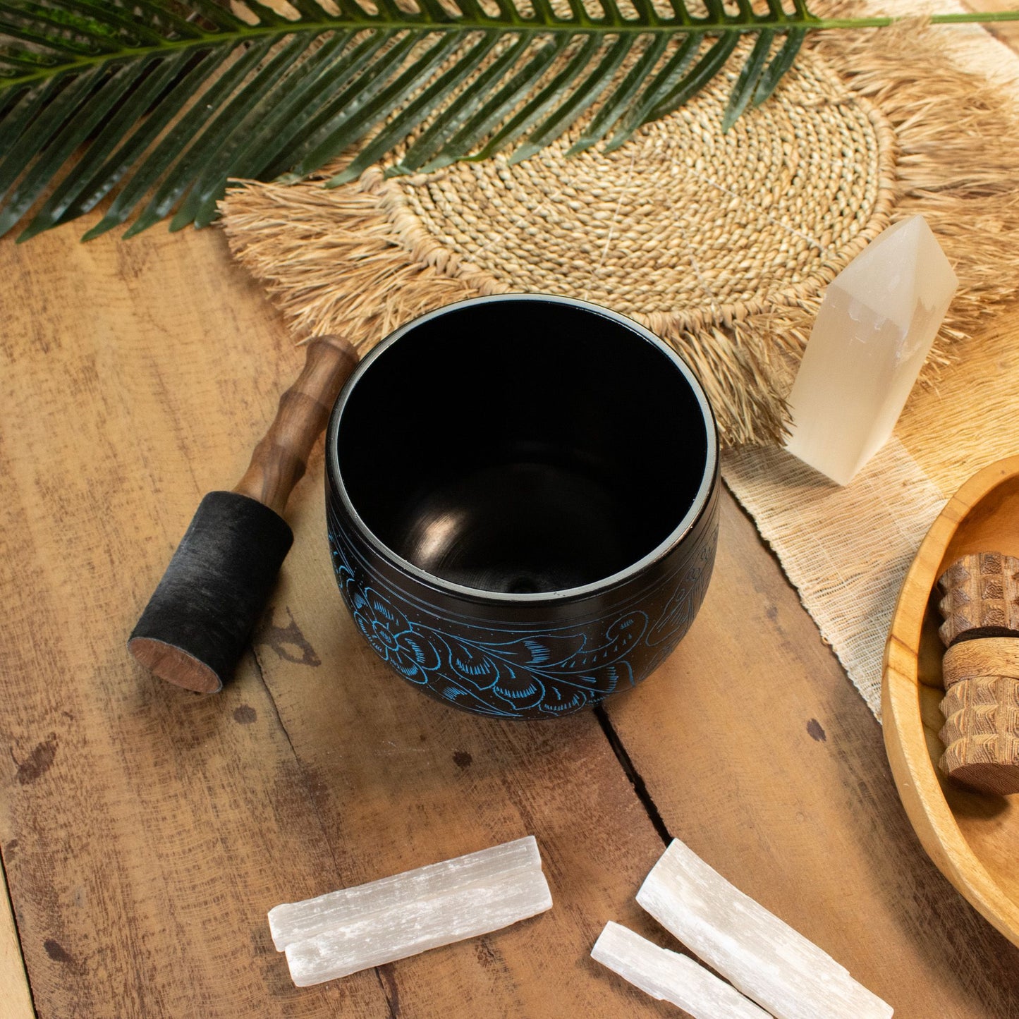 Boszorkányüst hangtál – Varázsgomba – Kék (15 cm)