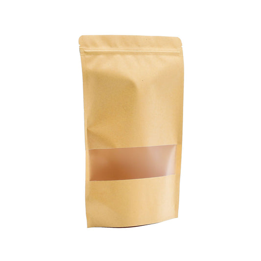 10 db Kraft ablakos tasak – 20 × 30 cm