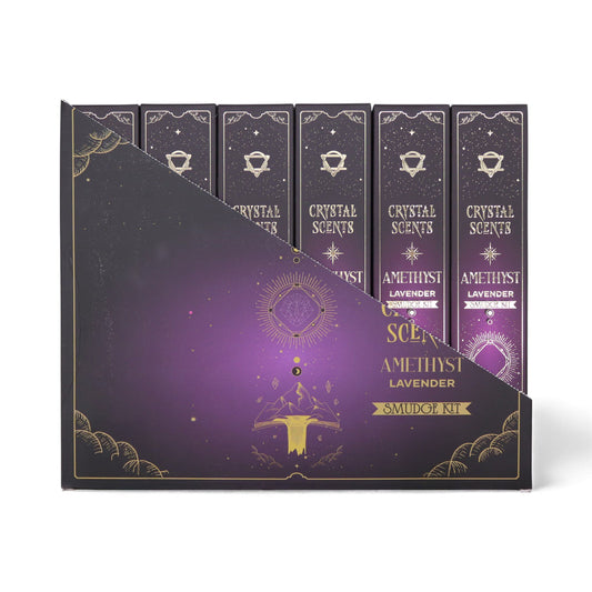 Crystal Scents - ametiszt kristályos füstölő – levendula
