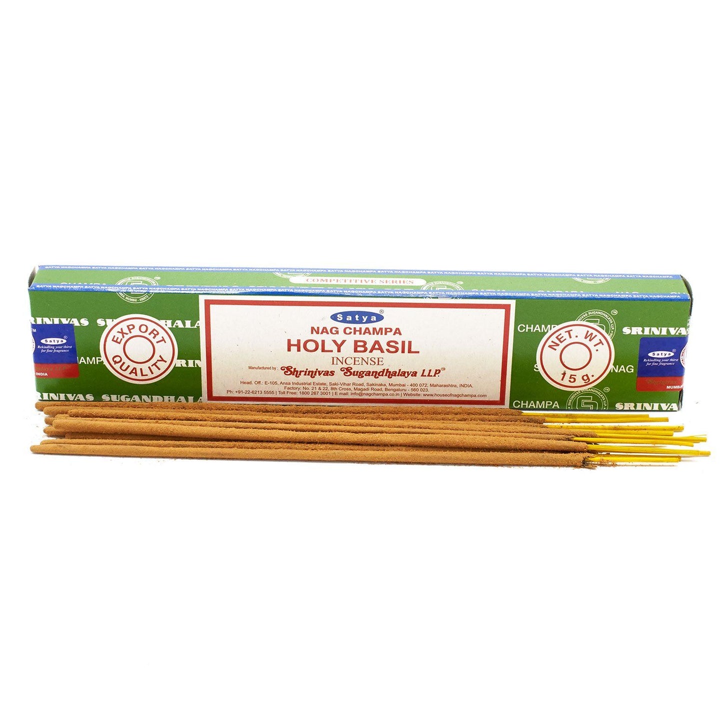 Satya füstölőpálcikák 15 g – Bazsalikom