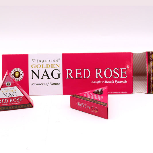 42 g Jumbo Golden Nag – Rózsa visszaáramló füstölőkúpok