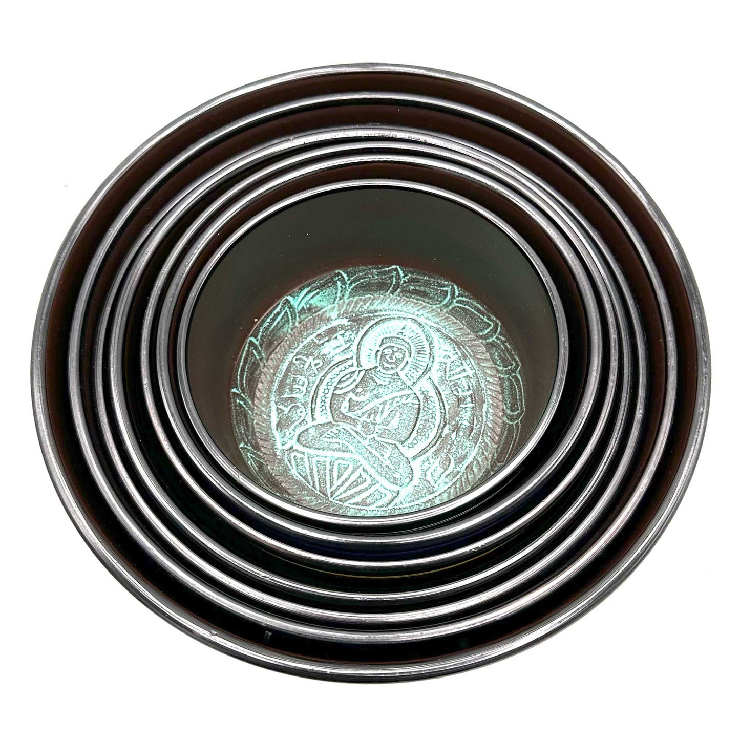 Nagy csakra Szett – 7 hangtál (19.5–35 cm)