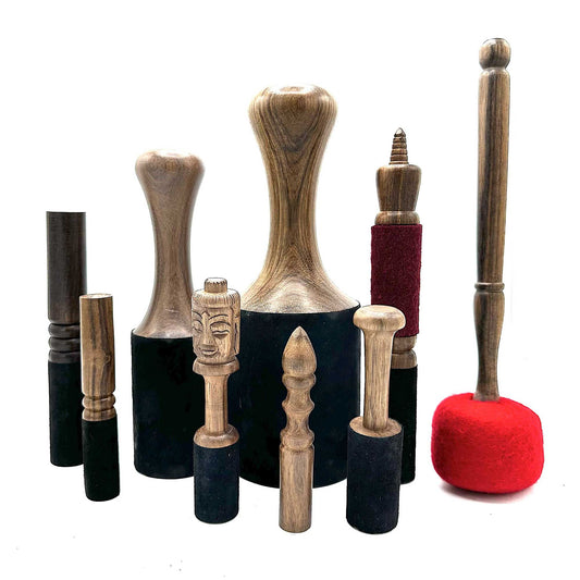 Extra nagy filcelt gongverő – 30 cm