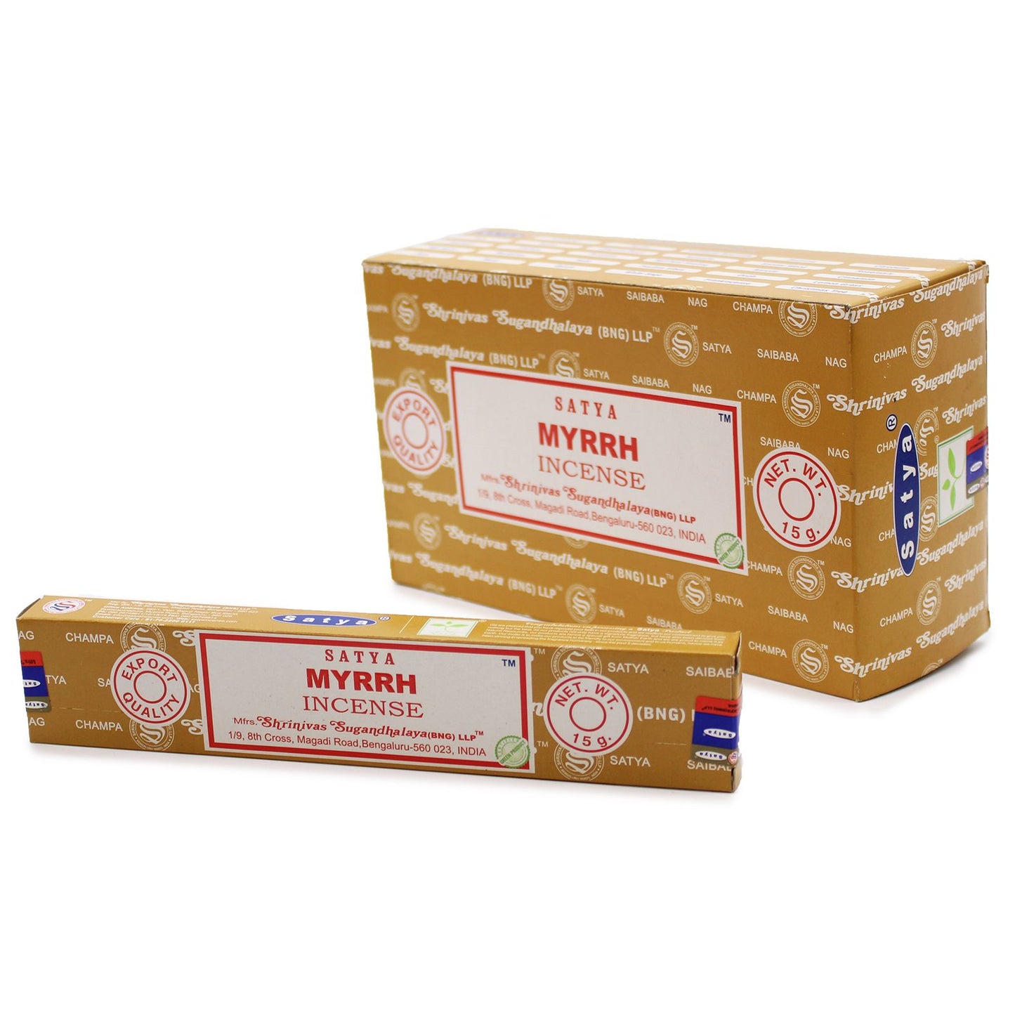 Satya füstölőpálcika 15 g – Mirha