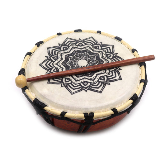 Mandala sámándob verőkkel – 20 cm