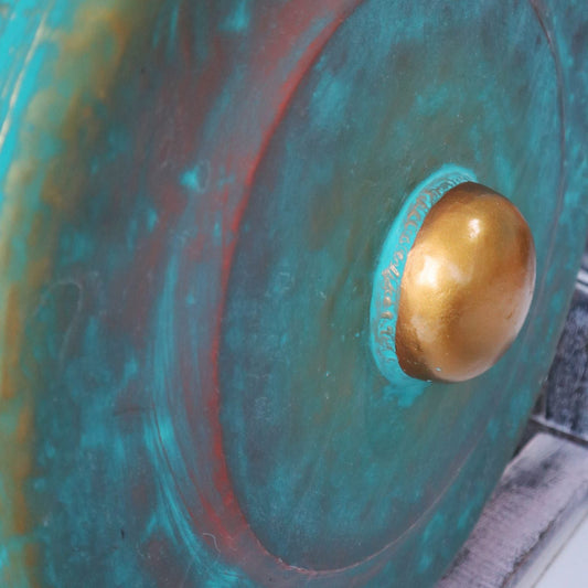 Közepes Gong Állványon – 35 cm – Zöld