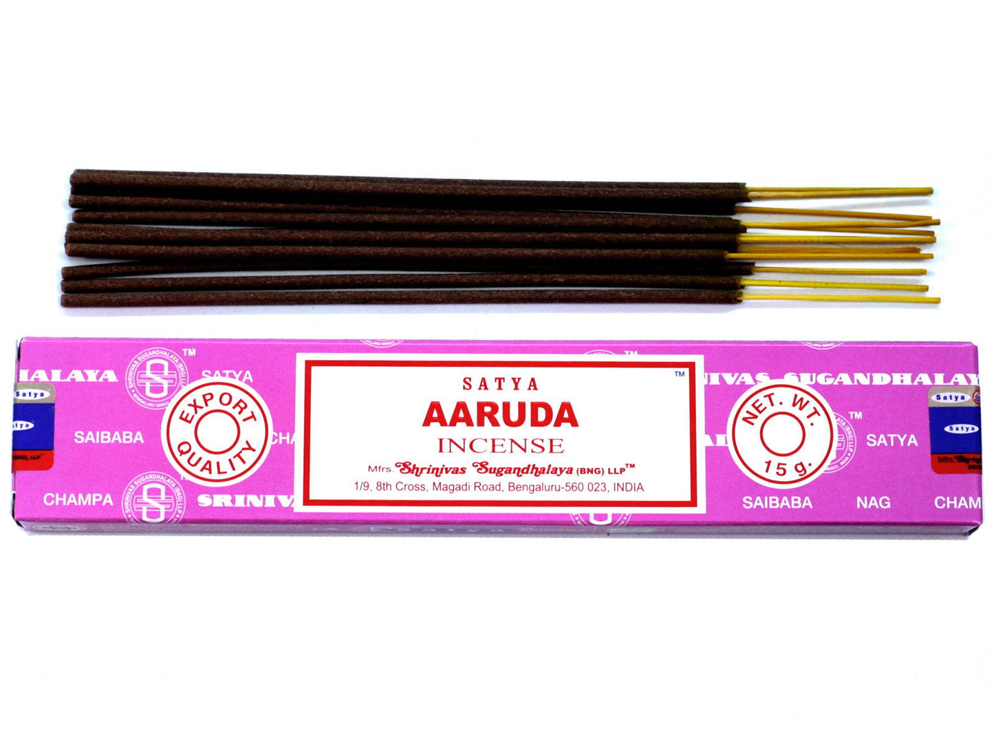 Satya füstölőpálcikák 15 g – Aaruda