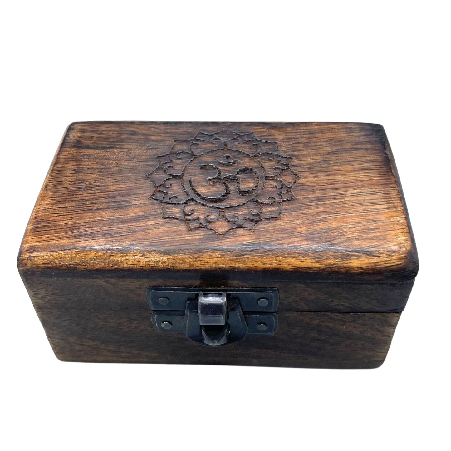 5 db-os fa tablettatartó készlet 9 × 5 × 4 cm – faragott mintákkal