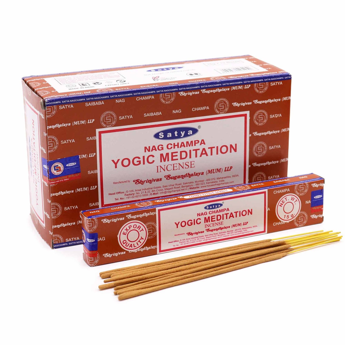 Satya füstölőpálcikák 15 g – Jóga meditáció