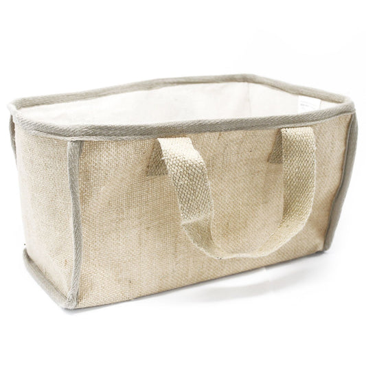 Nagyméretű bevásárlókosár – 33 × 18 × 20 cm – natúr