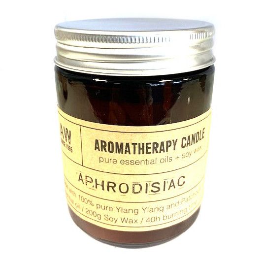 Aromaterápiás szójaviasz gyertya 200 g – Afrodiziákum