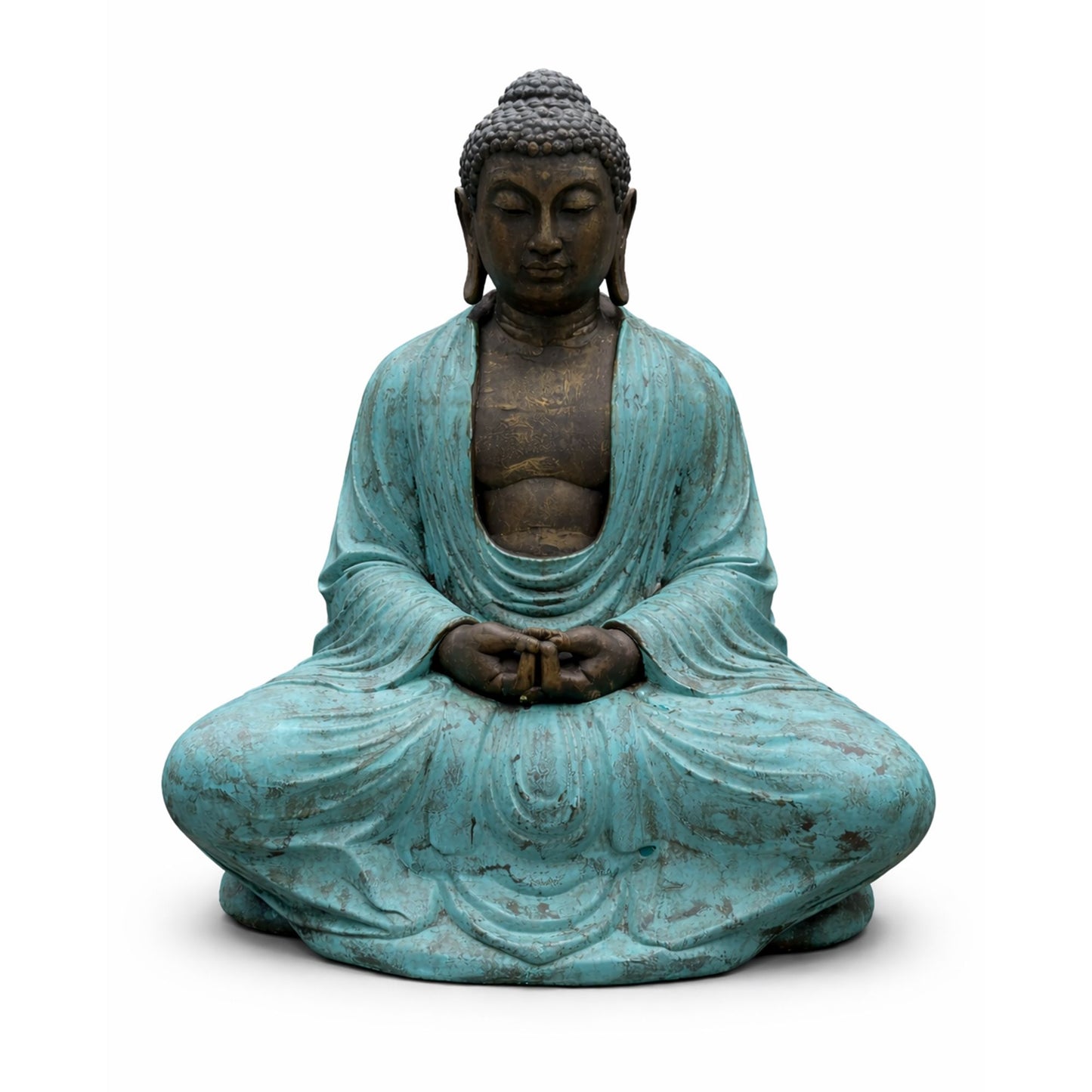 Nagy Türkiz és Kő Thai Buddha – 1 m