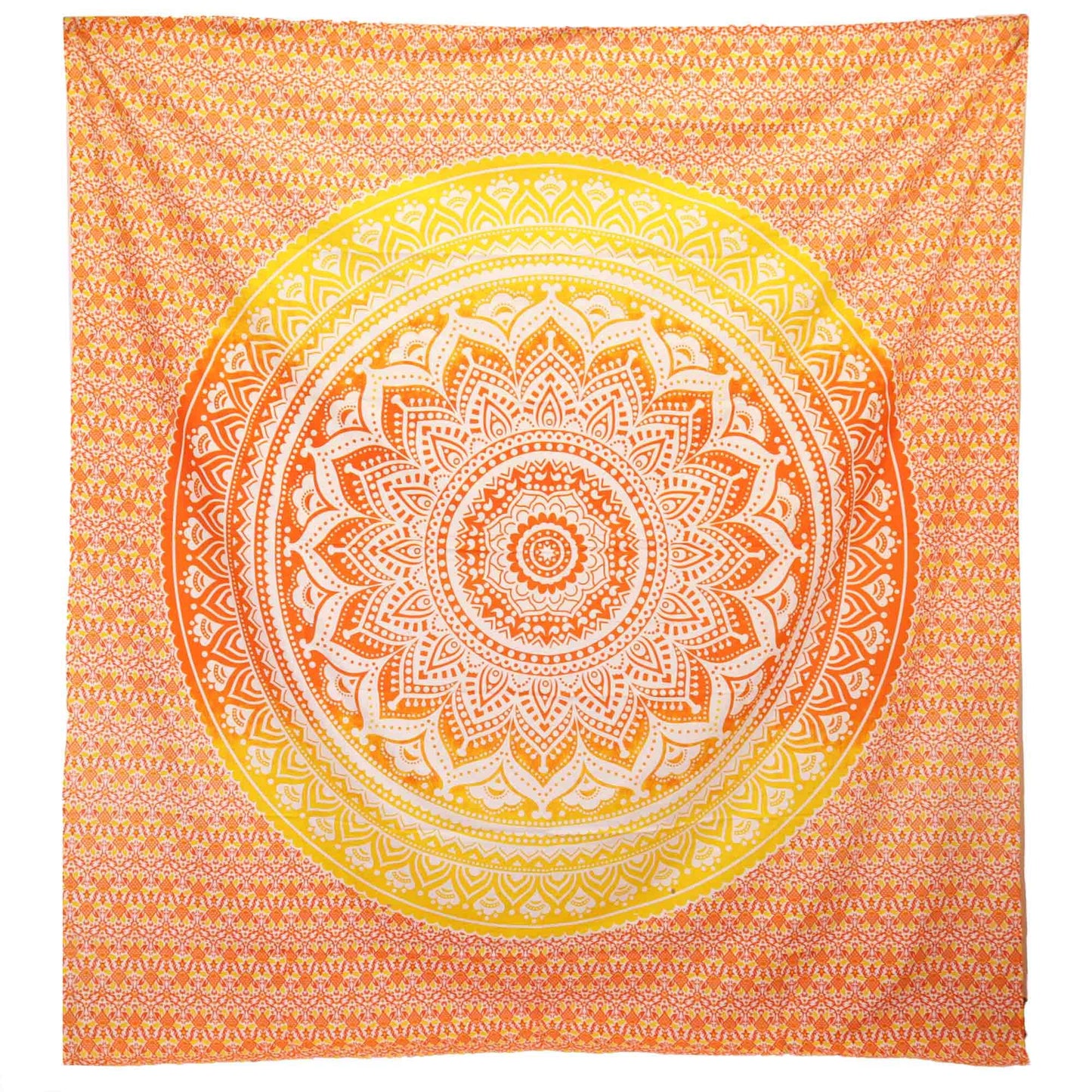 Ágytakaró / Falidísz – Umrao Mandala – Narancsszínű