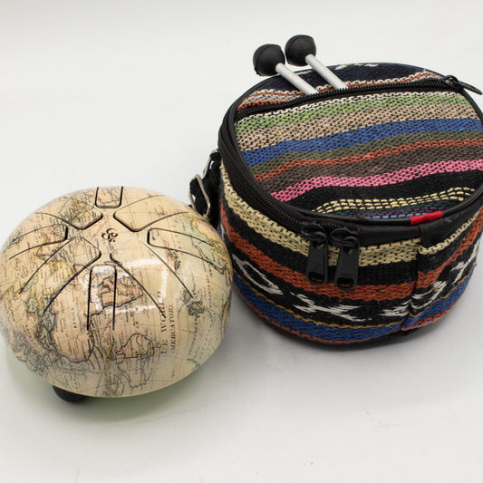 Acélnyelv dob – kicsi Hapi – Atlas, 13 × 9 cm