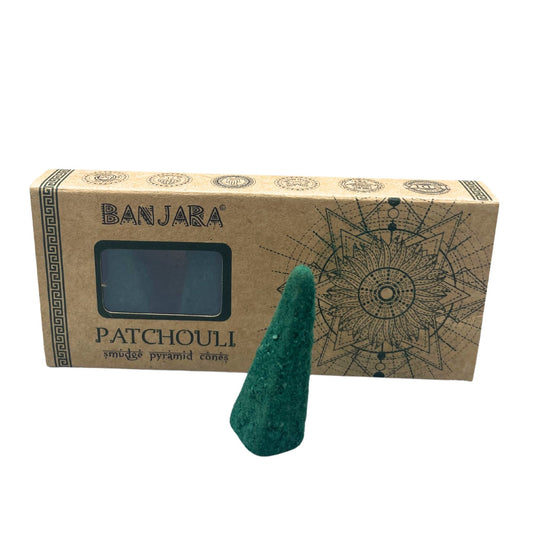 Banjara füstölő piramis kúp - pacsuli