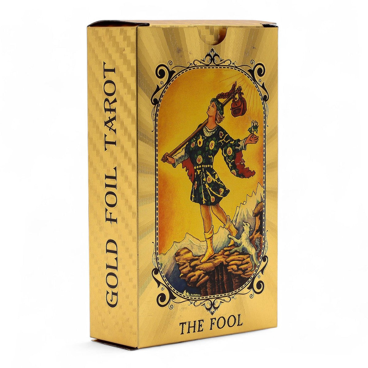 Kék és arany tarot kártya szett – Mindent látó szem