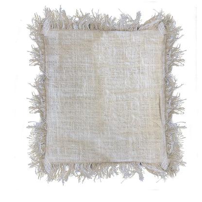 Rojtos lenvászon párnahuzat – 60 × 60 cm