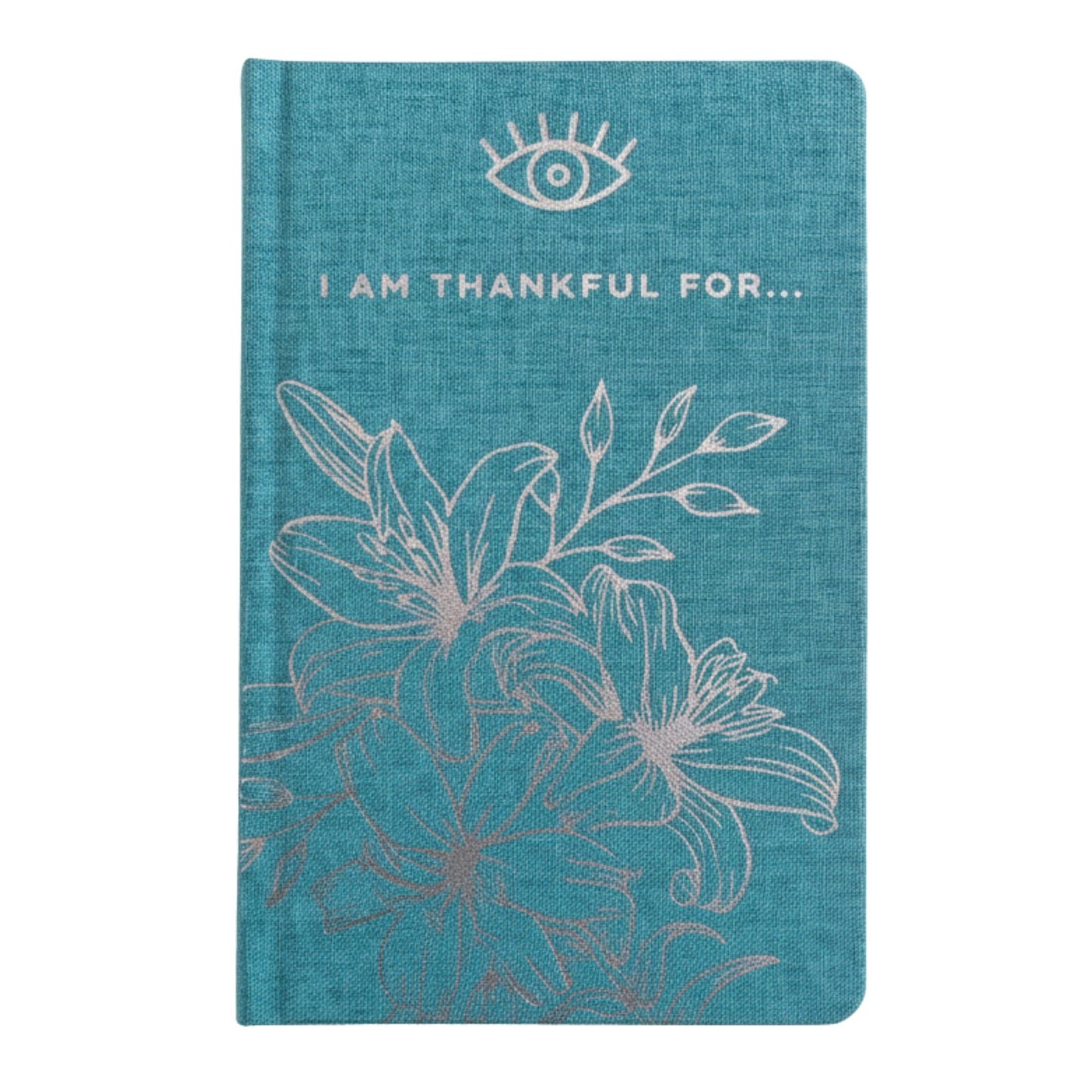 Köszönetnapló – 120 oldal – I am Thankful For – Kék ezüst díszítéssel