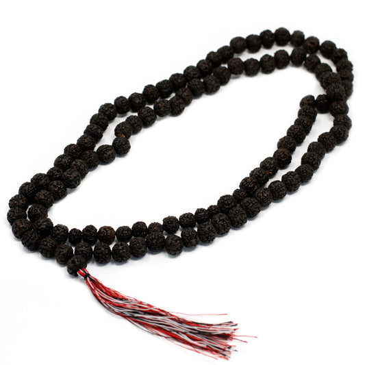 108 Rudraksha Mala Lánc – Sötét