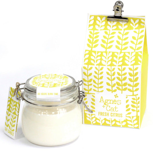 Kilner üveggyertya – Citrus