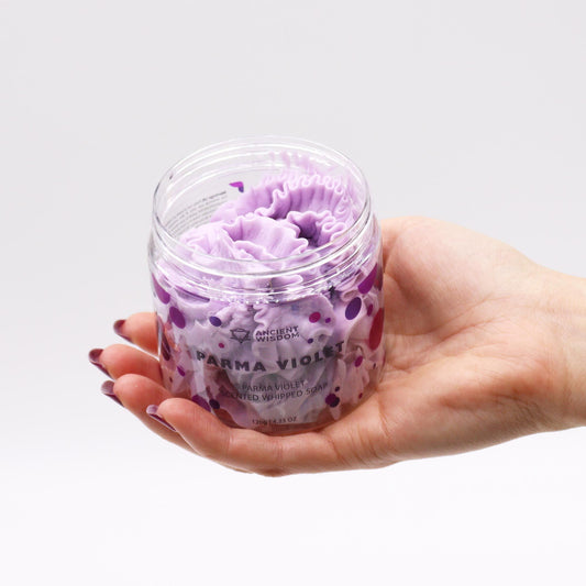 Pármai ibolya habos krémszappan – 120 g