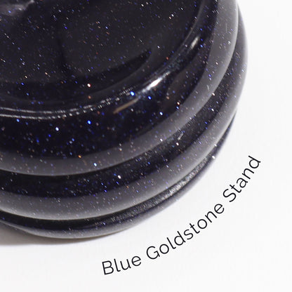 Sárga jáde bolygó Sola Goldstone állványon – 40 mm (30 × 15 mm állvány)