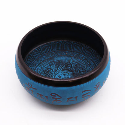 Hangtál – Kék Mantra Öt Buddha – 16 cm